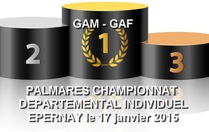 GA: CHAMPIONNAT DÉPARTEMENTAL INDIVIDUEL A