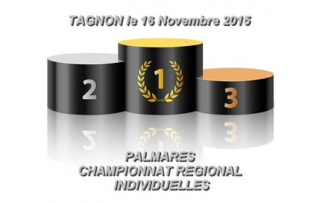 GR: CHAMPIONNAT RÉGIONAL INDIVIDUELLES