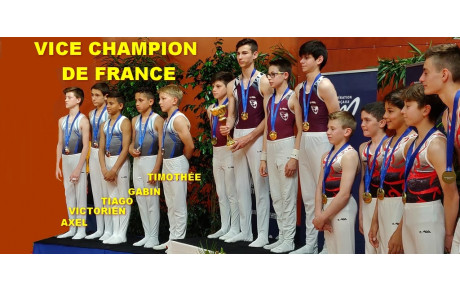 VICE CHAMPION DE FRANCE
