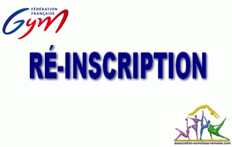 RÉ-INSCRIPTION LOISIR saison 2019 - 2020